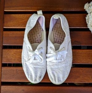 Faded Glory White Eyelet Sneakers